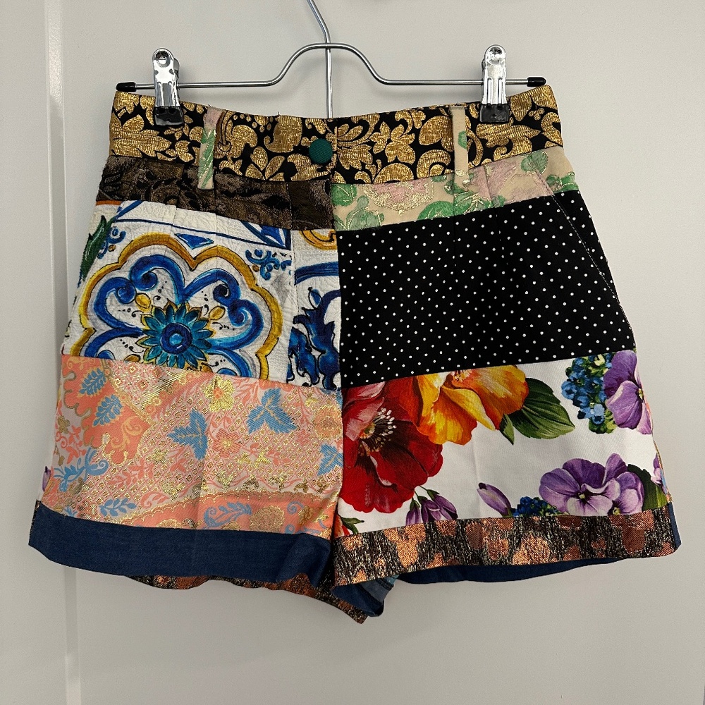 Dolce & Gabbana Patchwork Shorts, IT 40